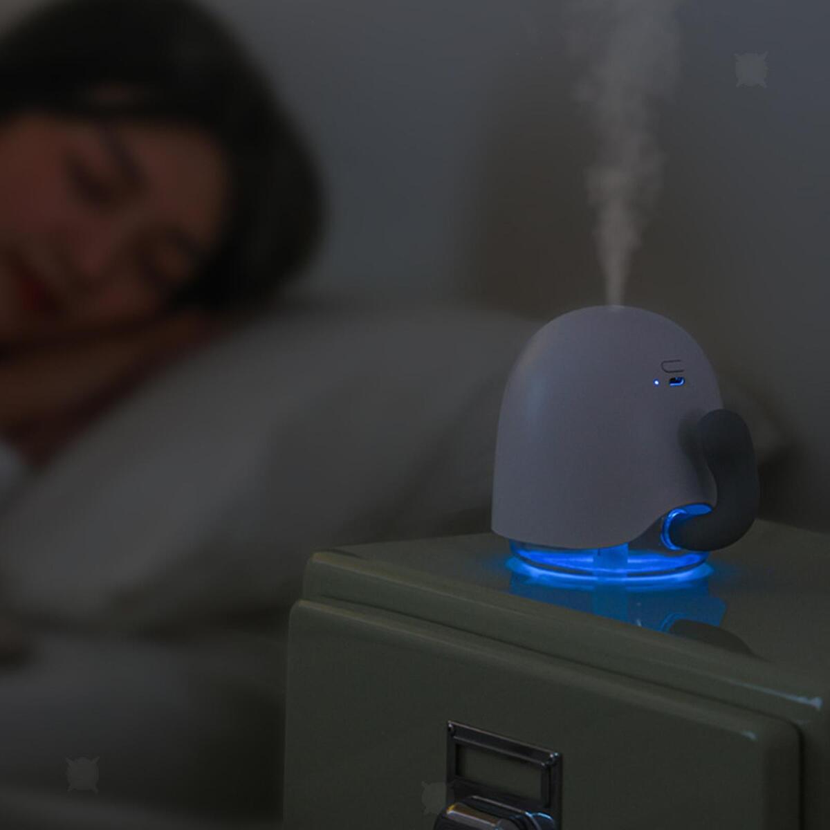 Air Humidifier Mist Maker Diffuser Colorful Night Light Mute for Bedroom