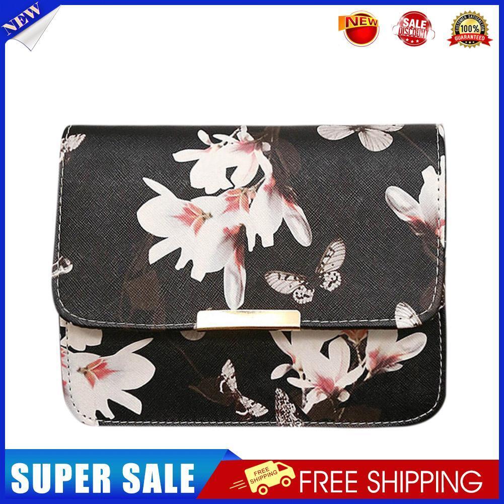Women Crossbody Messenger bags Handbag Purse Sling Shoulder bags(Black)