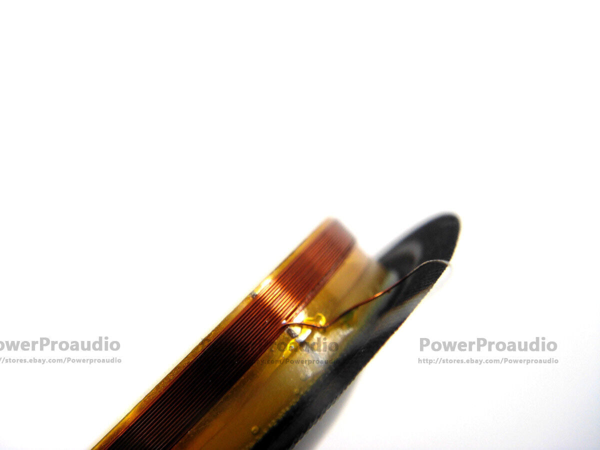 2PCS  Voice coil 26mm  silk+ Sliver Titanium diaphragm dome Lead wire both side