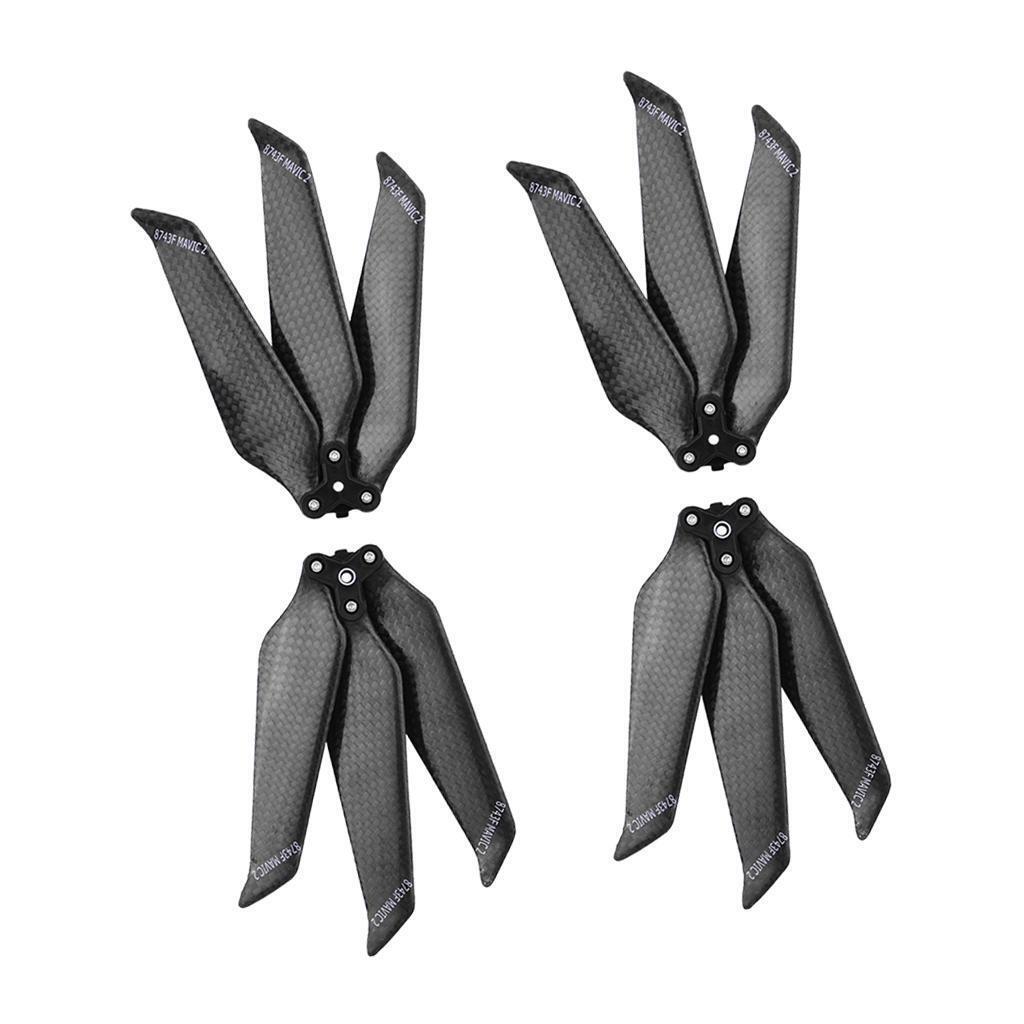 2 Pairs Low Noise 8743 Carbon  Blade Propellers for DJI  2