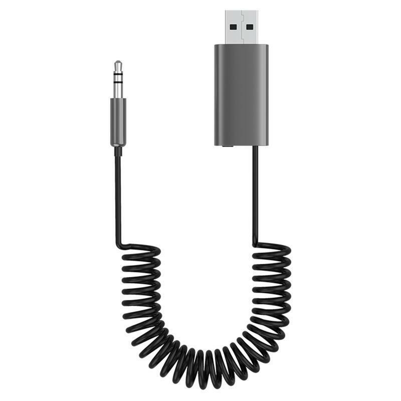 BT-compatible 5.1 Adapter w/ Microphone Dongle for Audio Transmitter Receiver