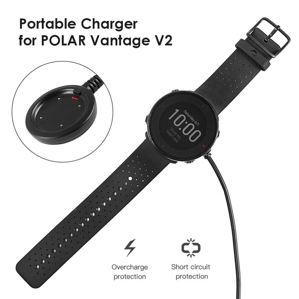 Smart Watch Charger Dock for POLAR Vantage V2/GRIT X/Ignite Power Adapter