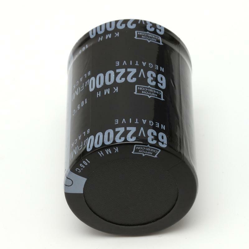 22000UF 63V Aluminum Electrolytic Capacitor 105°C Dimension 35x50mm Cylindrical