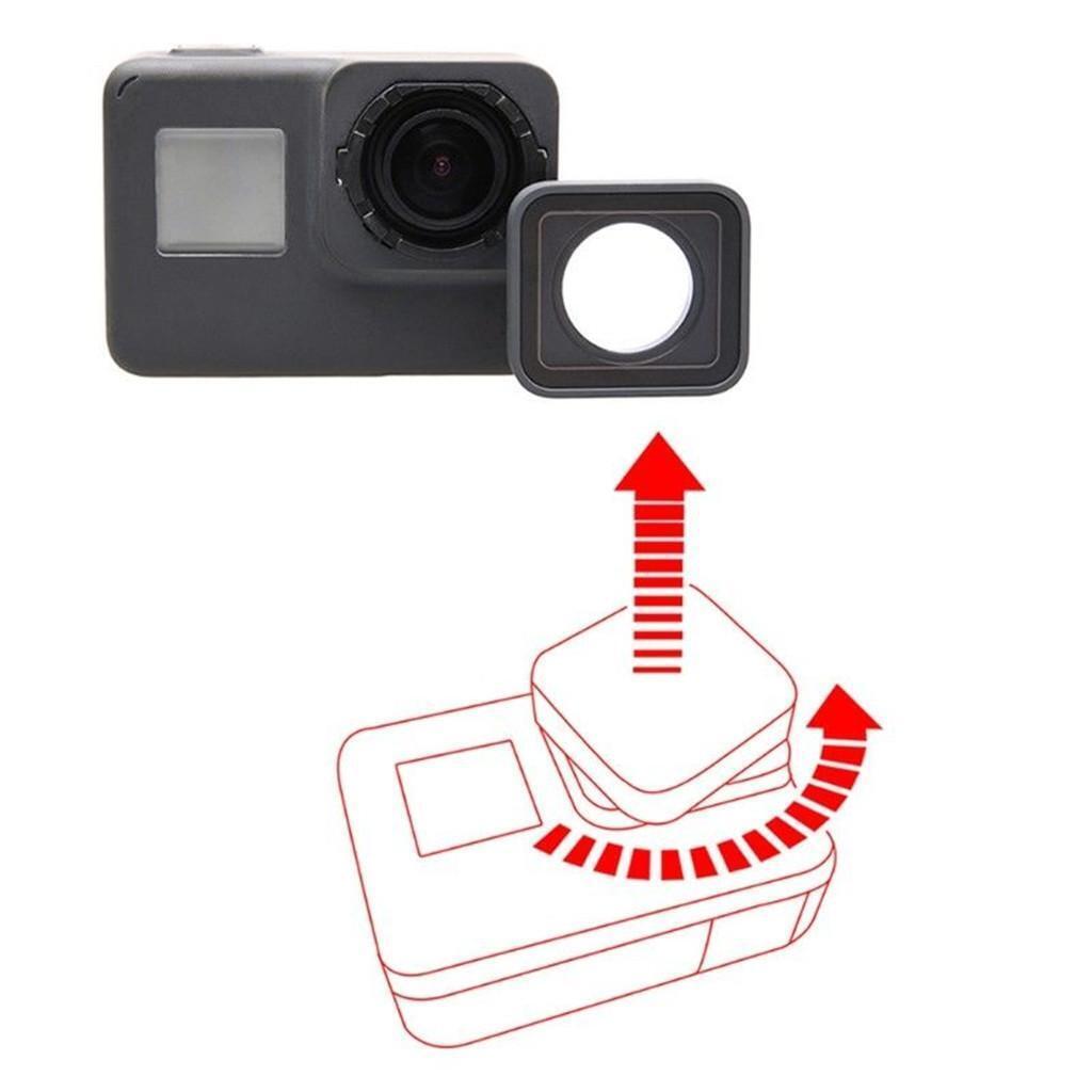 Protective Lens Replacement Part Repair Cover Case for   Hero 6 5 Black