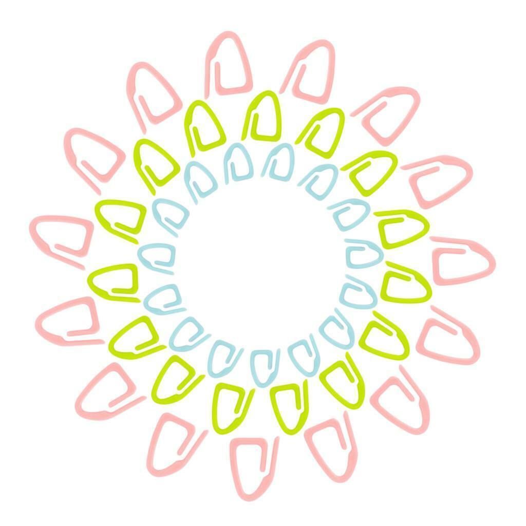 15Pcs Plastic Knitting Stitch Markers   Sewing Accessories