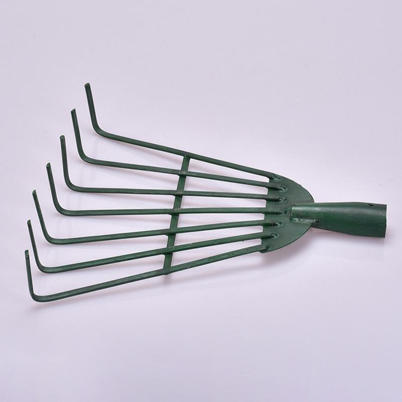 Carbon Steel Rake Head Replacement for Garden Lawns Patio & Yards Leaves Leaf