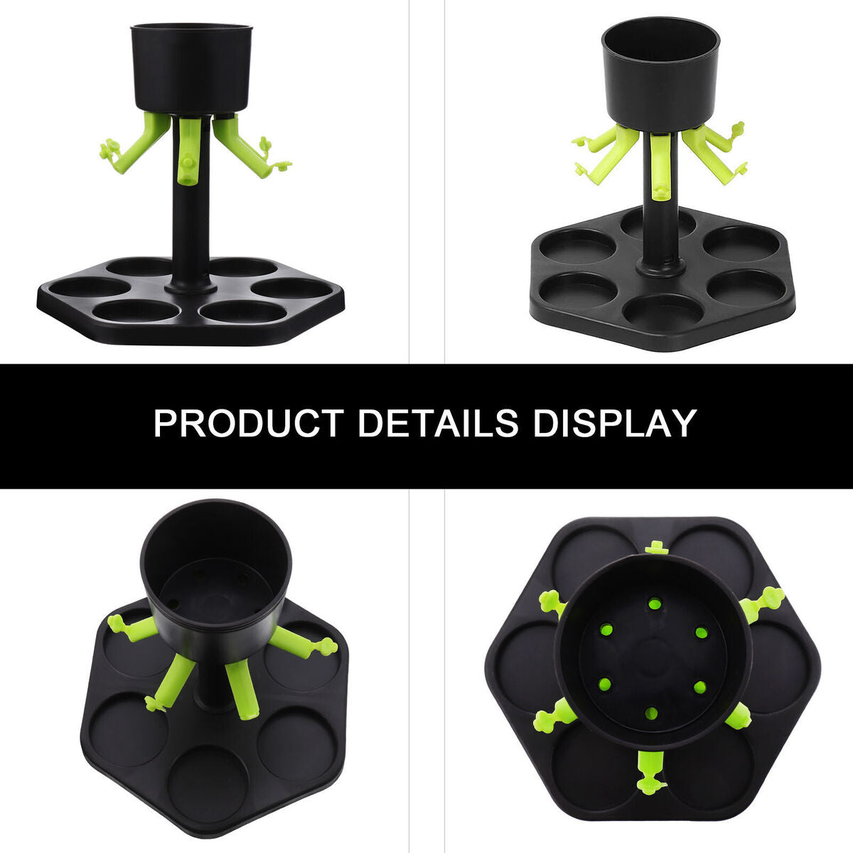 6 Shot Glass Dispenser Shot Buddy Dispenser Wine Liquid Pour Dispenser
