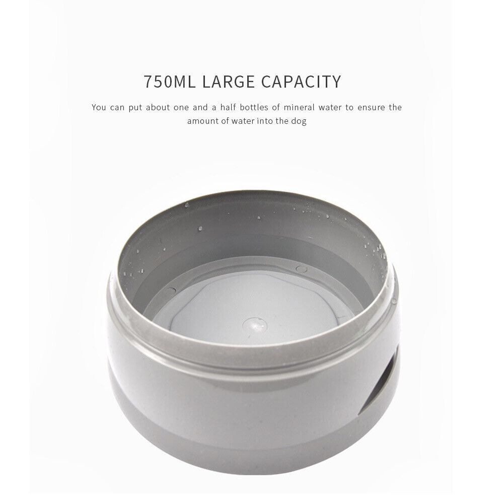 750ml Pet Dog Drinking Water Bowl Floating Cat Feeder Dispenser for Car