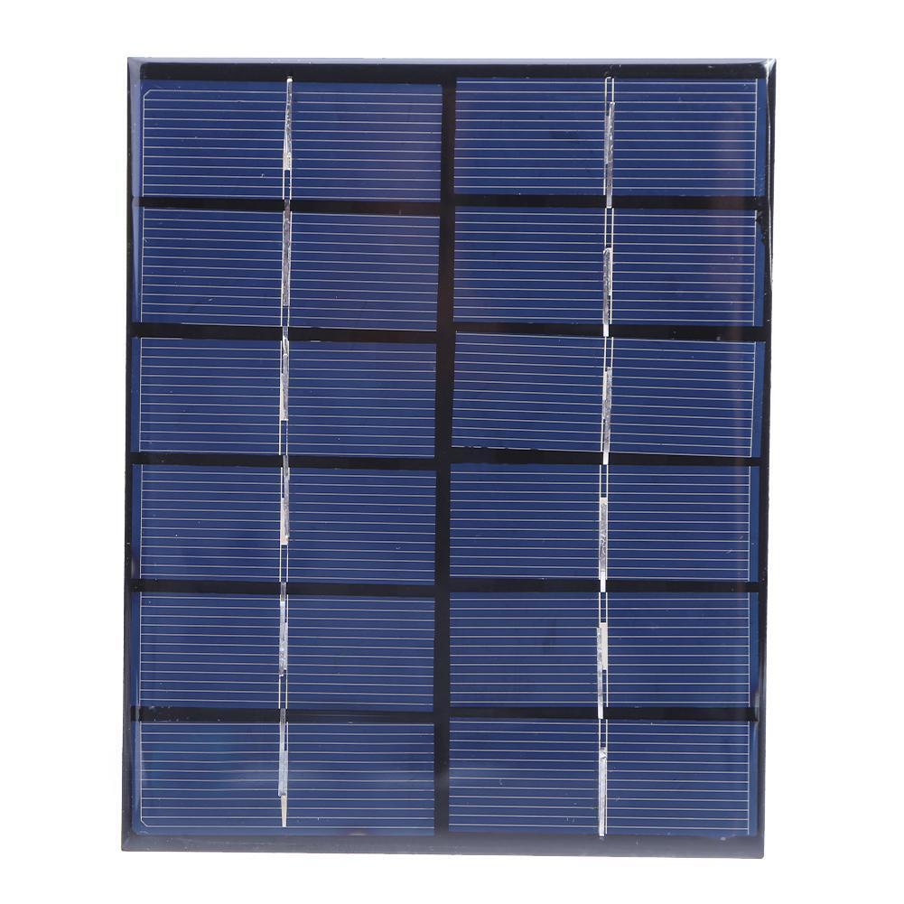 Portable 2W 6V 330mA Polysilicon Solar Power Panel DIY Kit Battery Panel