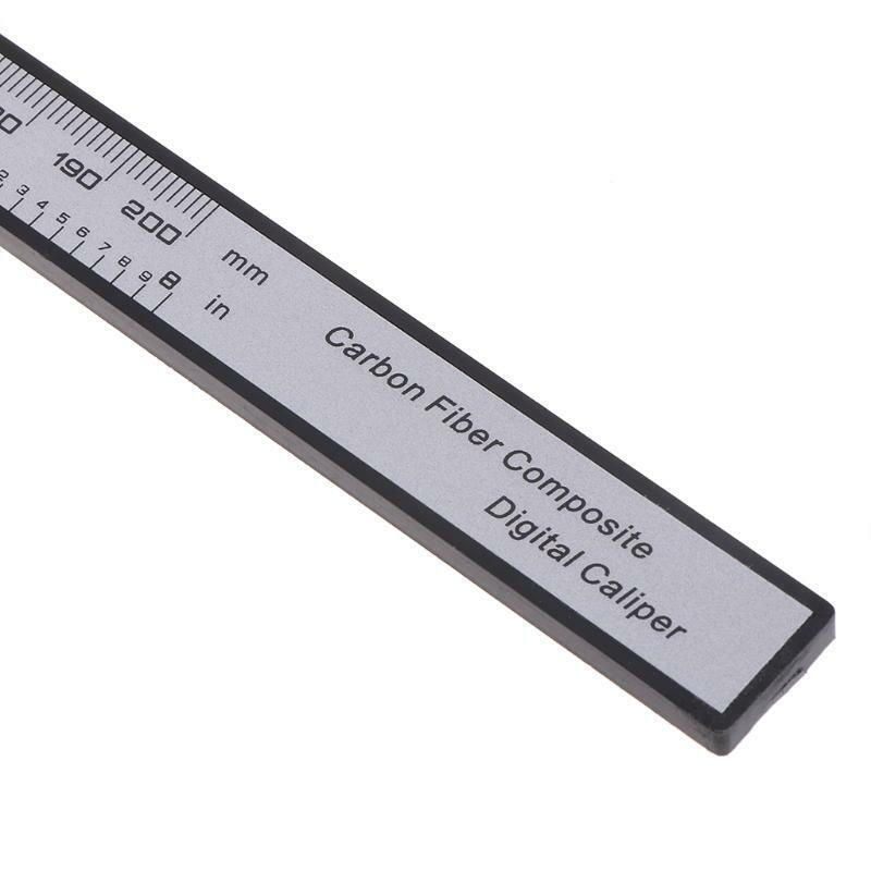 200MM 8 Inch LCD Digital Vernier Caliper Electronic Carbon Fiber Gauge
