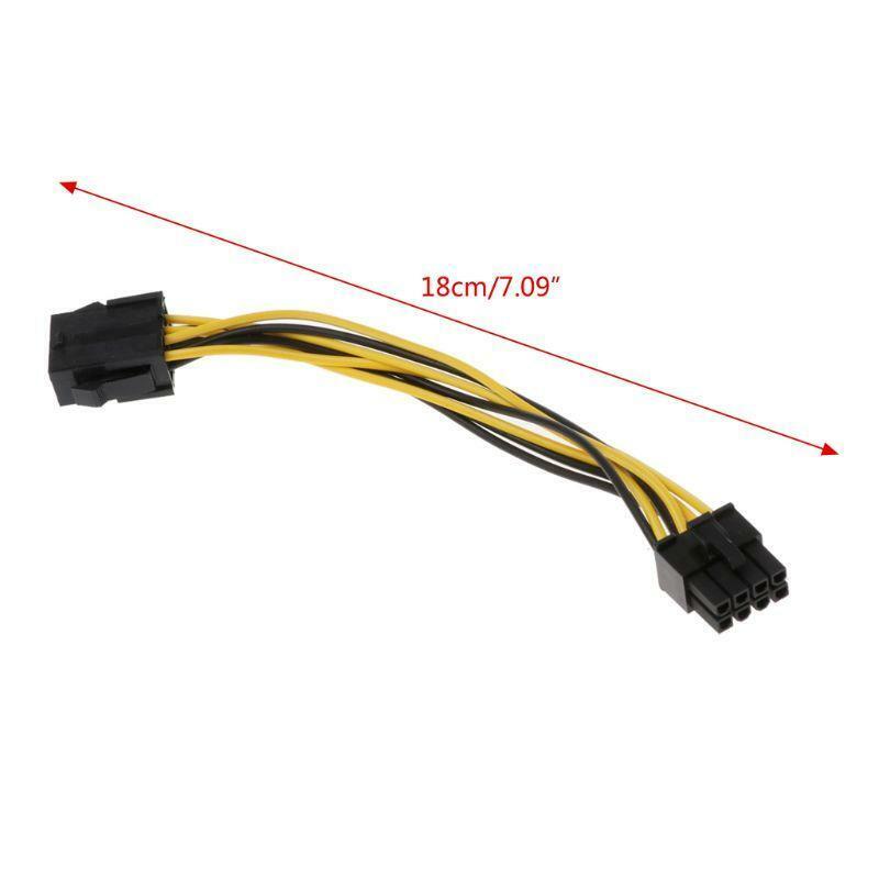 8 Pin CPU Power Cable Adapter (7.09 Inch ) 8 Pin Male to 8 Pin Female Connector