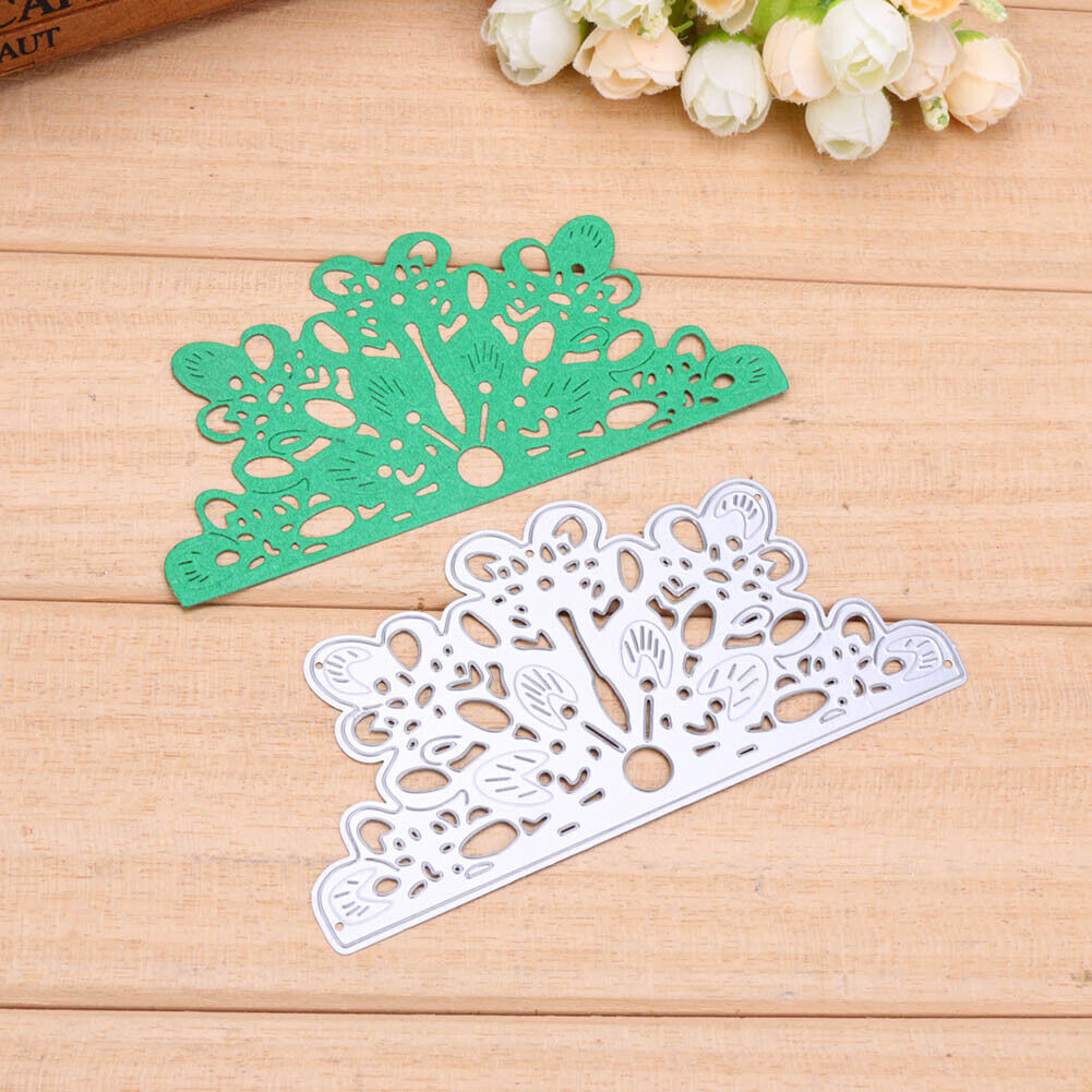 1pc Carbon Steel Semicircle Flower Cutting Dies Stencils For DIY Album Card