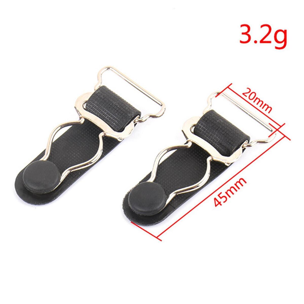 10Pcs Adjustable Garter Belt Fastener Clips Wear Resistant Corset Grips for