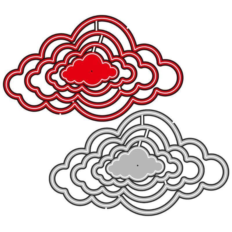 Cloud Craft Die Metal Cutting Dies Cut for DIY Paper Card Making Scrapbooking