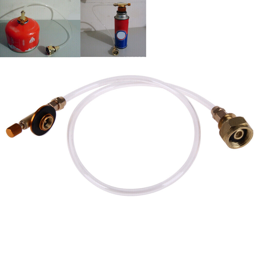 Outdoor Gas Stove Camping Stove Propane Refill Adapter Burner LPG Flat EU