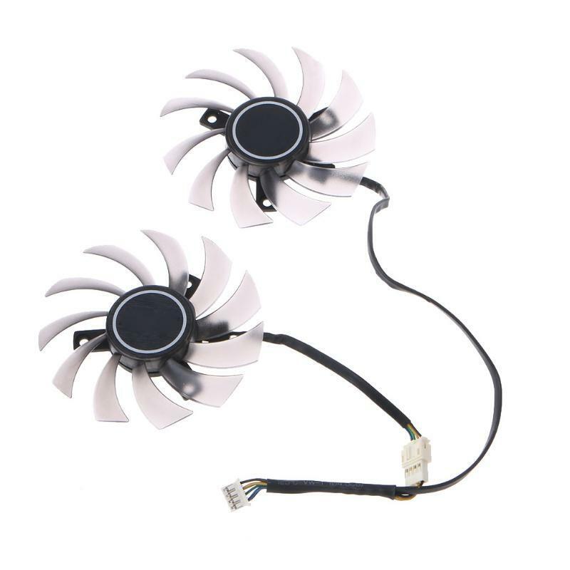 75MM PLD08010S12H 4Pin VGA Fan Graphics Card Cooling Fan for GTX 1050TI 550 12V