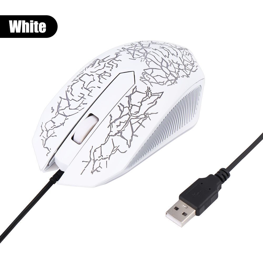 1000 DPI Ergonomic USB Game Backlight Gaming Mice Wired Mouse For PC Laptop