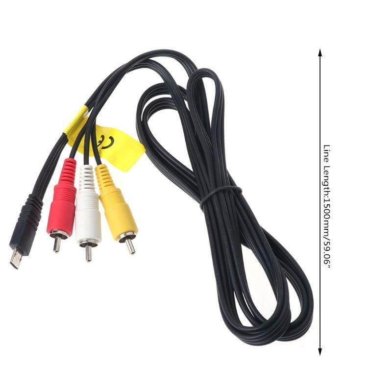 AV Cable VMC-15MR2 RCA Terminal Cord for Sony Handycam Camcorder Digital Camera