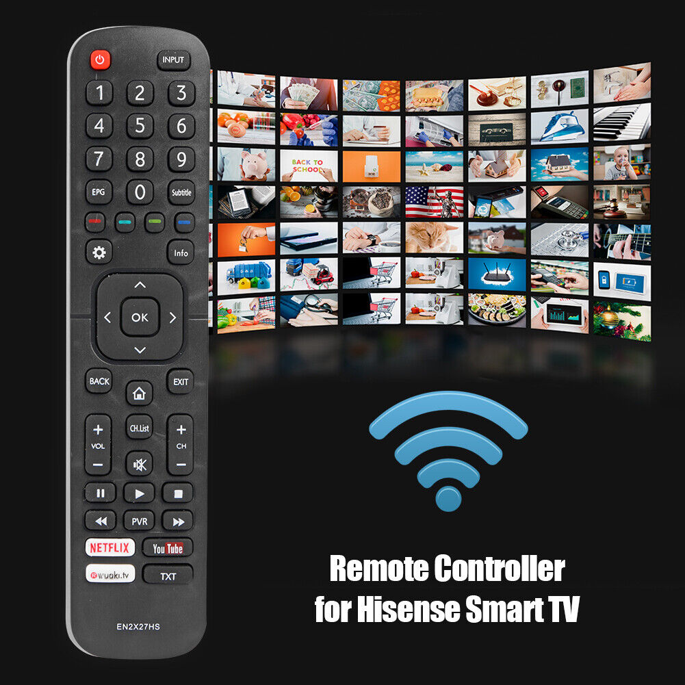 4K Smart TV Remote Control Wireless Switch for Hisense 43K300UWTS 65M7000