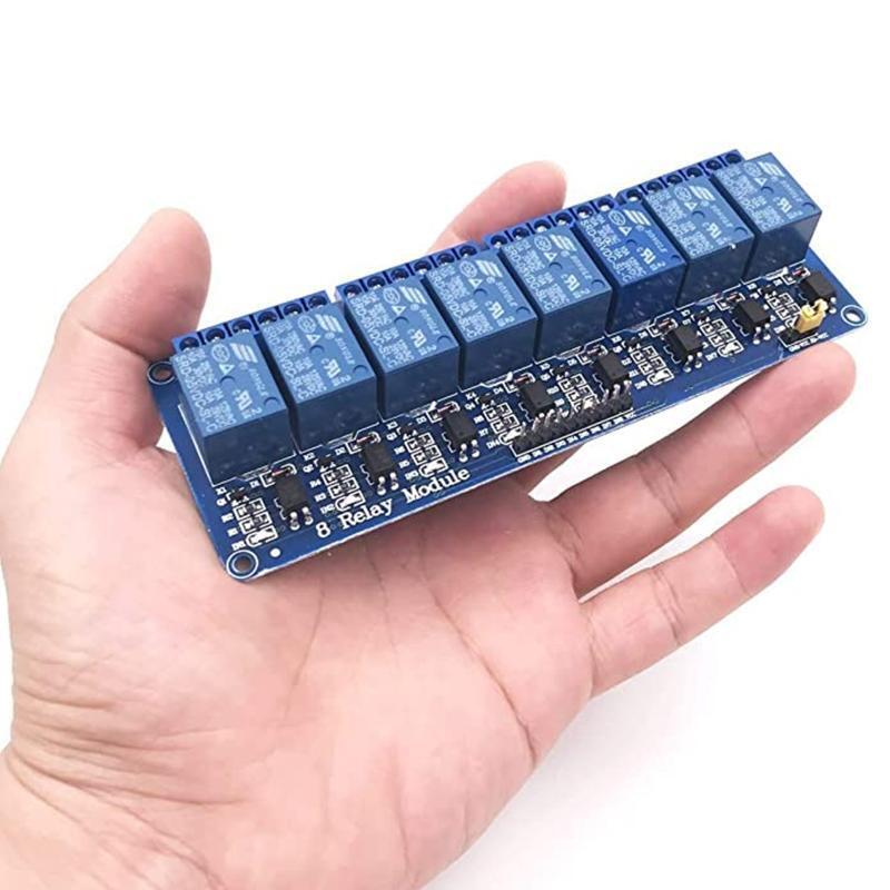 8 Way 5V Relay Module High Power Relay Control Board Single Switch Relay Board