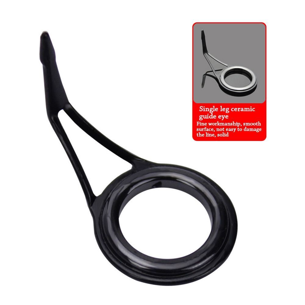Fishing Rod Guide Tip Repair Kit Eye Ceramic Ring Tackle Box Accessories
