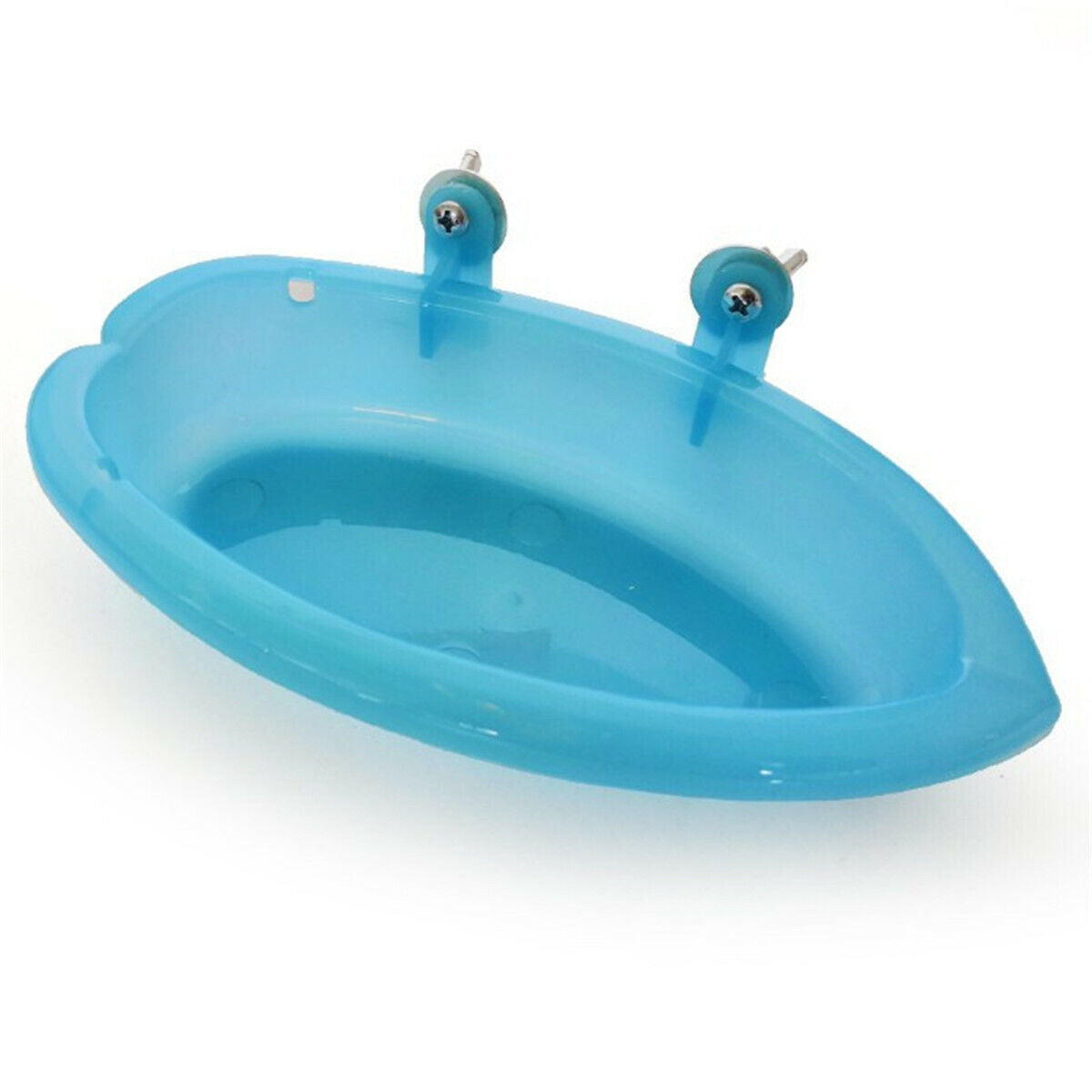1pc Bird Water Bath Tub For Pet Bird Cage Hanging Bowl Parrots Parakeet Birdbath