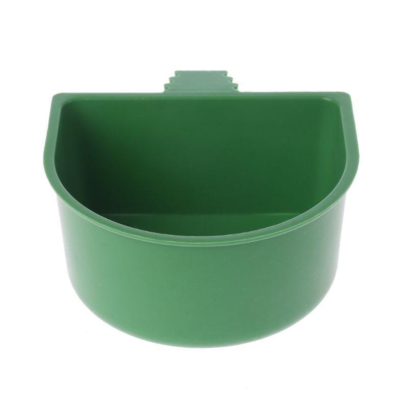 Plastic Parrot Feeder Food Water Bowl Pigeons Birds Cage Sand Cup Feeding