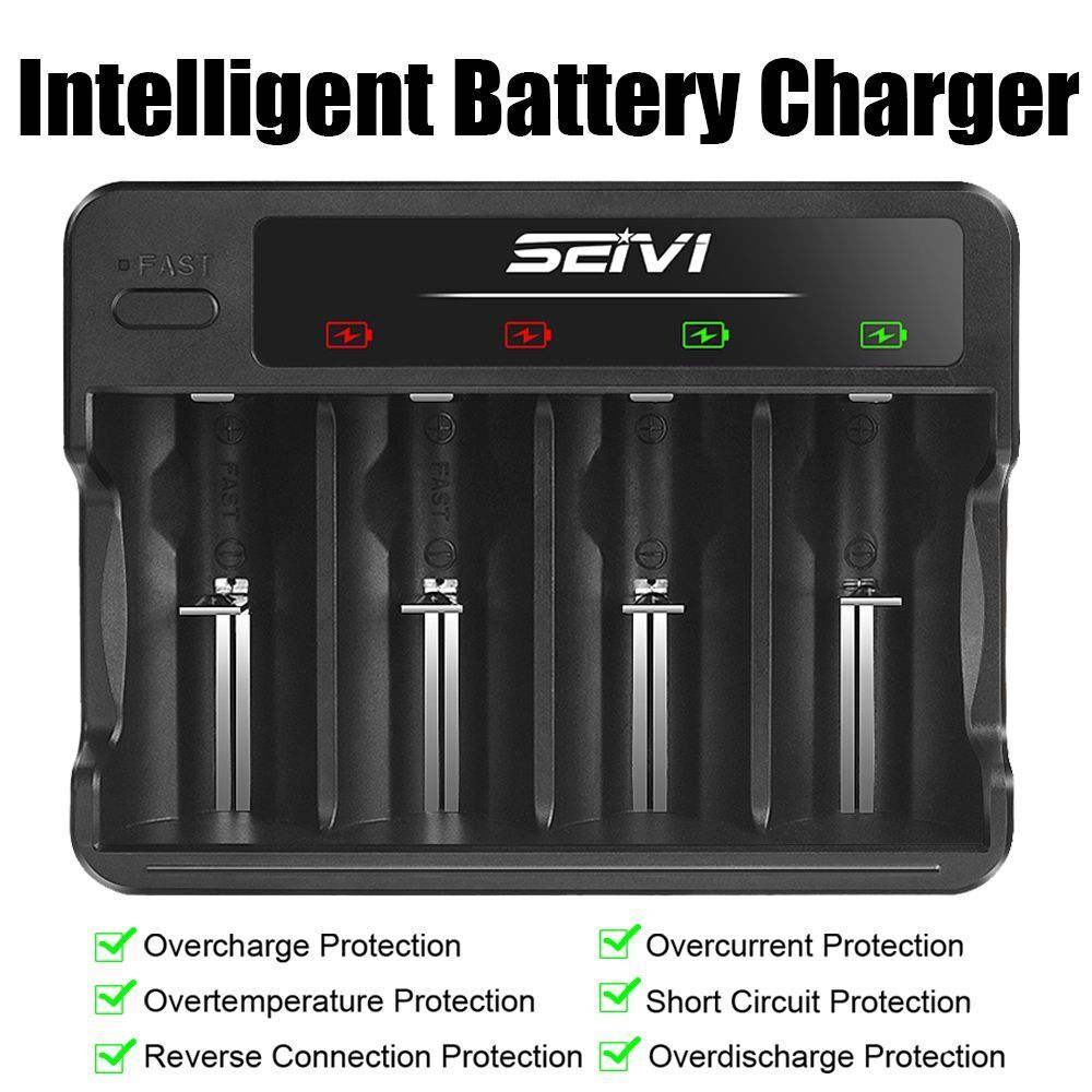 Slot Intelligent Battery Charger For AA AAA NI-CD NI-MH Rechargeable Batteries