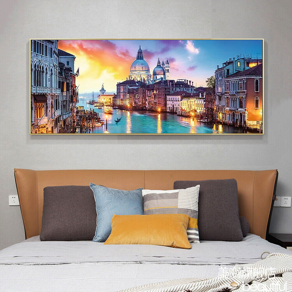 Evening in Venice 5D DIY Full Round Diamond Painting Landscape Decor Craft