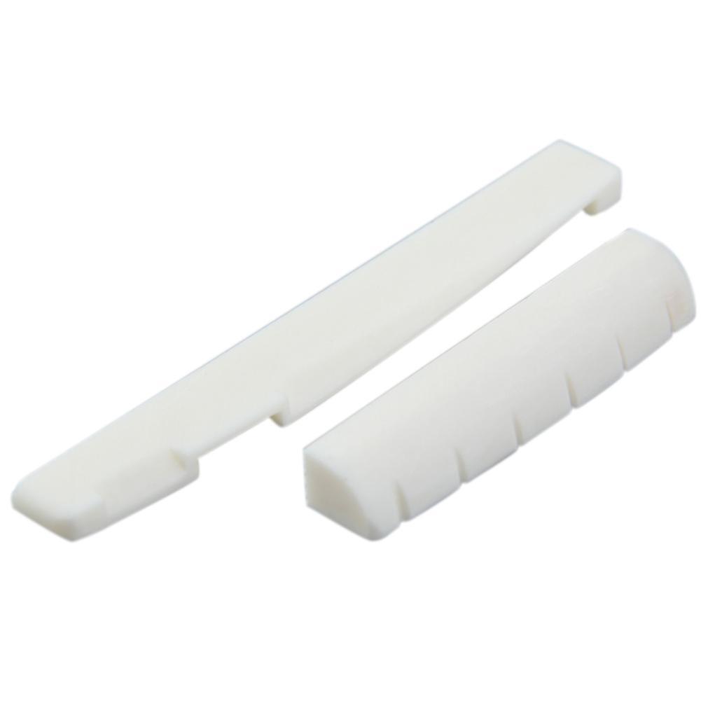5 Pairs Buffalo Bone Guitar Bridge Nut Saddle for 6 String Classical Guitar
