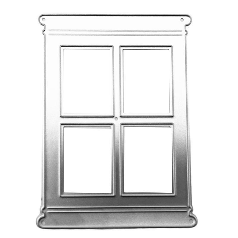 Window Metal Cutting Dies Stencil Scrapbooking DIY Album Stamp Paper Card