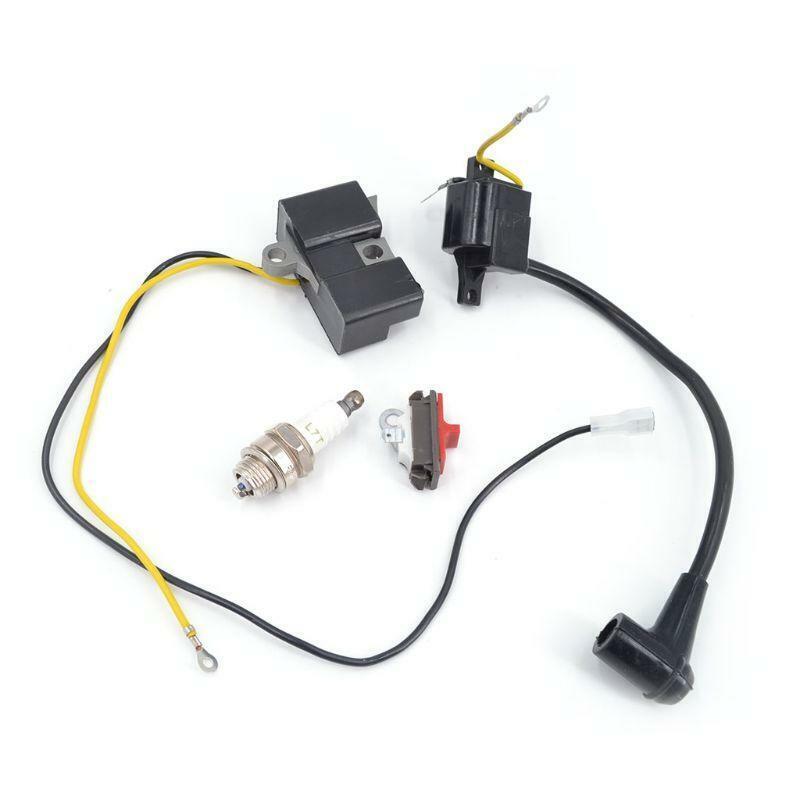 Upgrade Ignition Coil ABS & Metal Made Spark Plug Set Combustion Efficiency