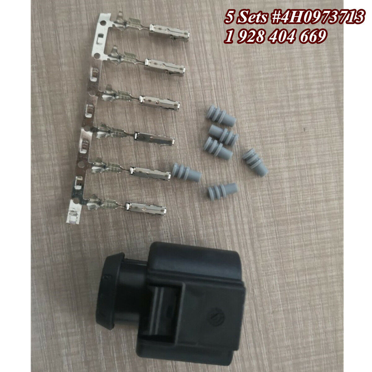 5 Sets 6 Pin Waterproof Sensor Connector Throttle Plug #4H0973713 1 928 404 669