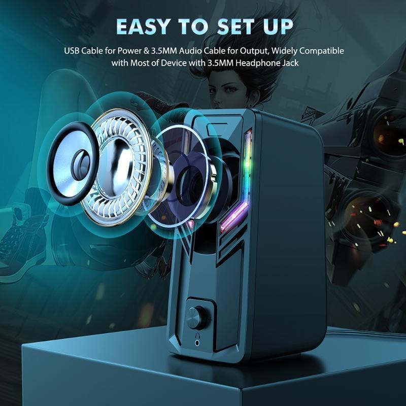 Music Speaker Home and Outdoor Party Professional Gaming Prop USB Cable