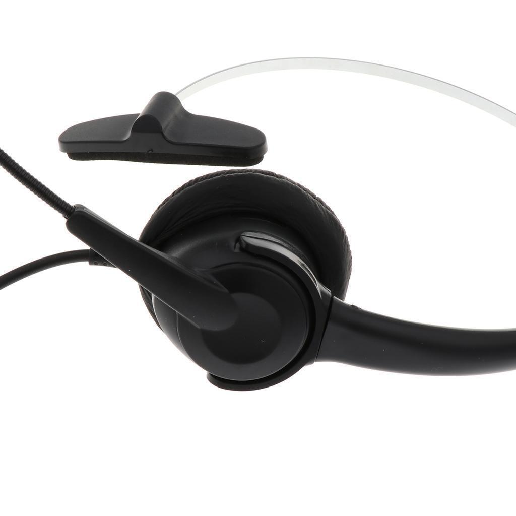 3.5mm Call Center Noise Cancelling Headsets Headphone for Office Telephone