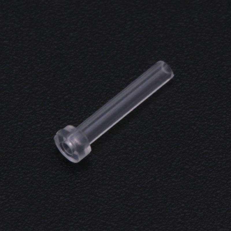10Pcs Earrings Clutch Anti Allergy Back Plugs Sleeve Tube Protection Ears Pad