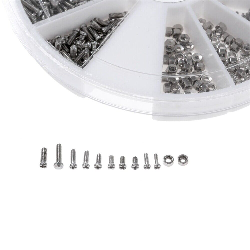 600PCS Small Screws Nuts Electronic Assortment Kit Multi-functional Screwdriver