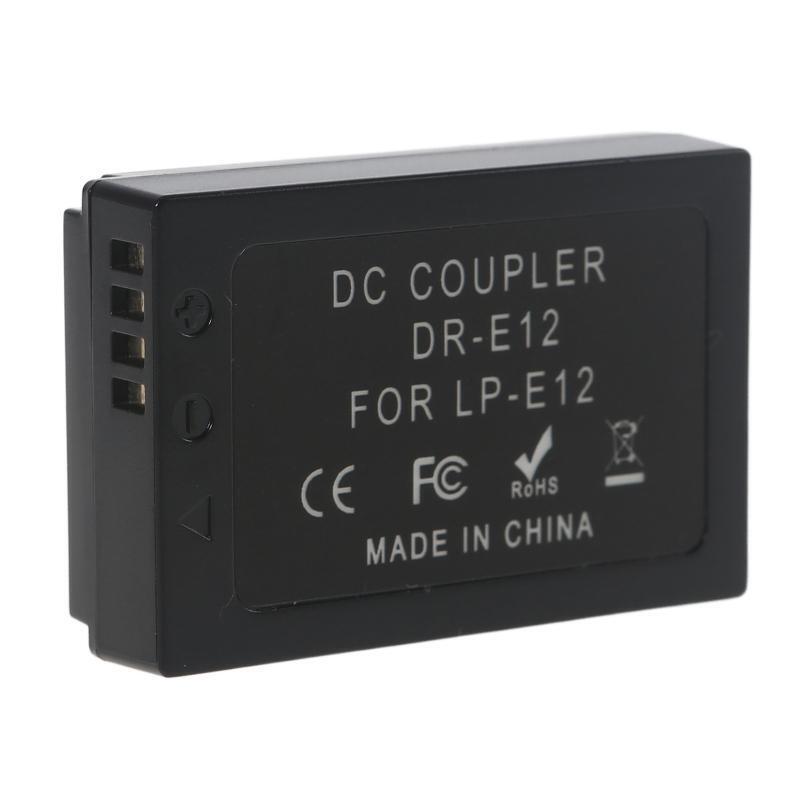 Type-C to LP E12 DC Coupler Dummy Battery Camera Power Cable for M2 M10 M50