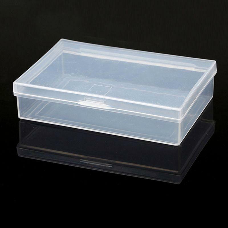 2pcs Transparent Plastic Box Playing Cards Container Poker Card Storage Case