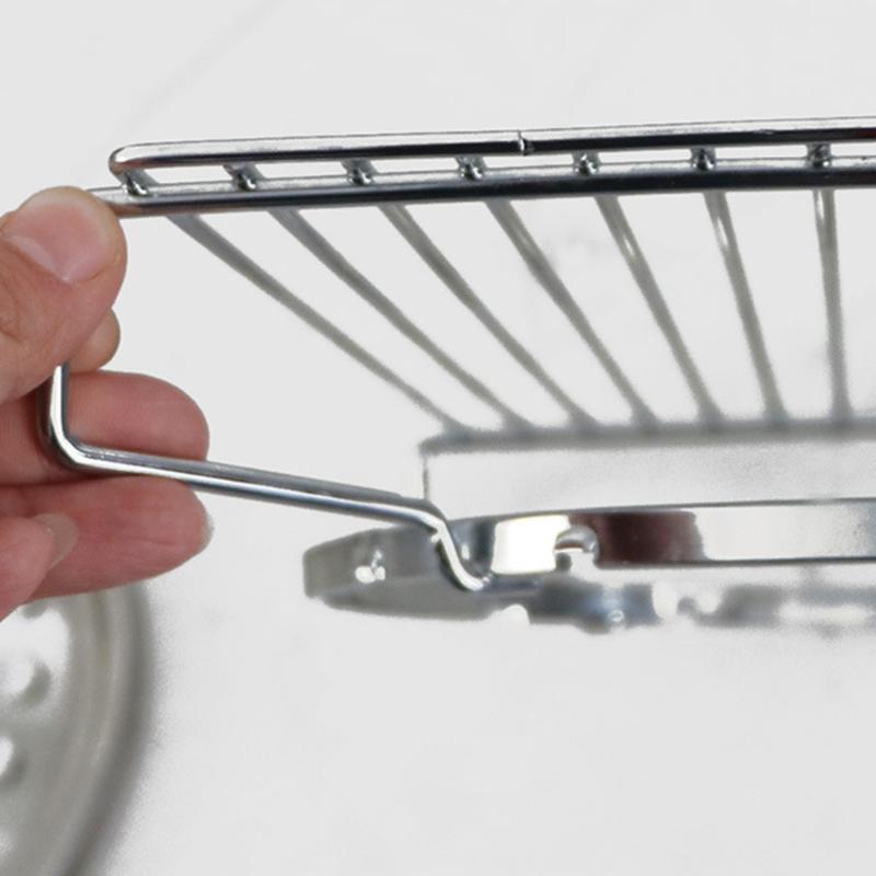 Portable Mini Grill BBQ Rack Household Stainless Steel Barbecue Gas Stove Shelf