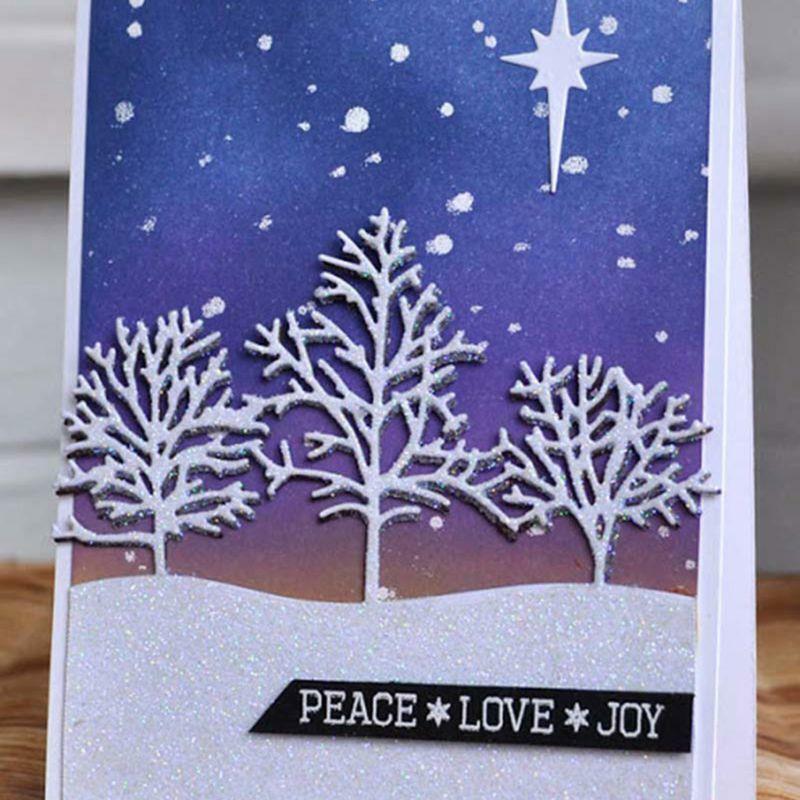 Trees  Metal Cutting Dies Stencil DIY Scrapbooking Album Paper Card Craft Decor