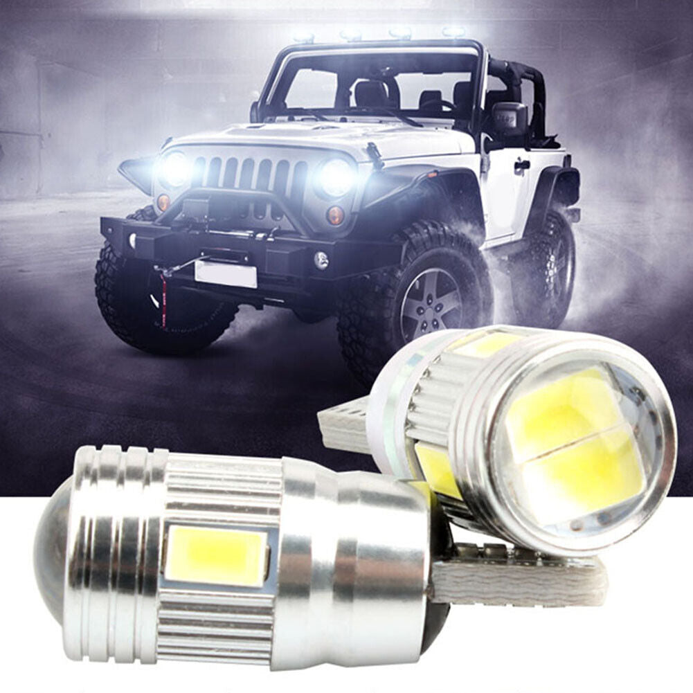 2pcs T10 6SMD 12V Car LED Bulb Auto Vehicle Clearance Lamp Headlight Light