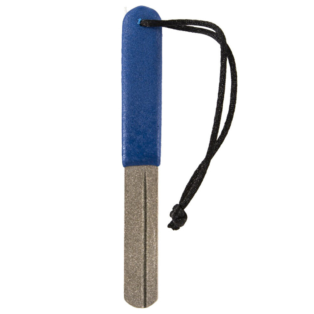 Double Groove Fishing Hook Sharpener Outdoor Diamond Fishhook Grindstone