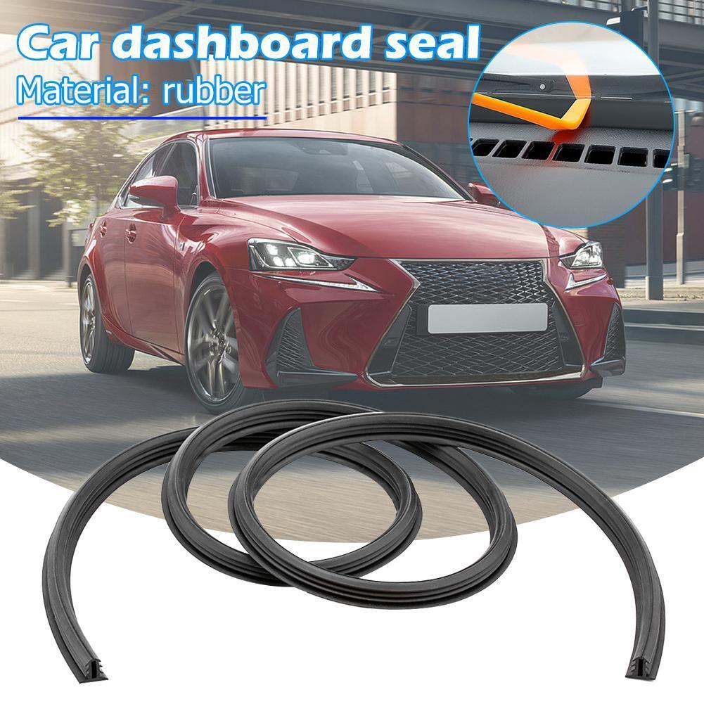 1.6m Car Dashboard Sealing Strip Weatherstrip Rubber Sound Insulation Seal