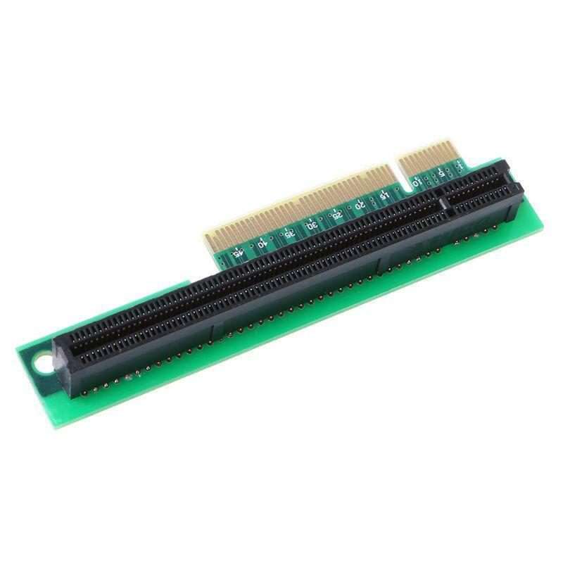 PCI-E 8X to 16X Riser Adapter PCI-Express x8 to x16 90 Degree Card for 1U/2U