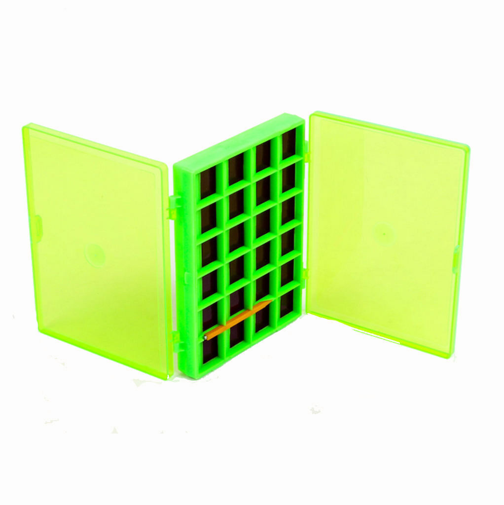 Double Side Magnetic Fly Fishing Jig Boxes Hook Storage Case Bait Lure Holder