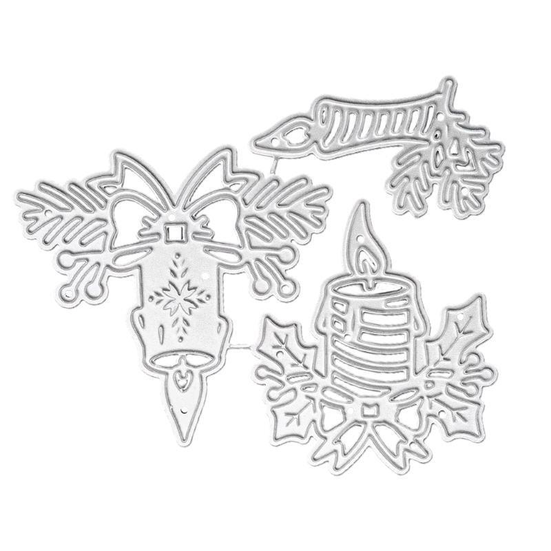 Candle Metal Cutting Dies Stencil DIY Scrapbooking Album Paper Card Template