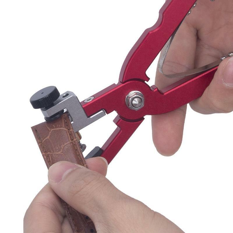 Hand Leather Strap Watch Band Belt Punching Tool Belt Cuting Plier for Watchmake
