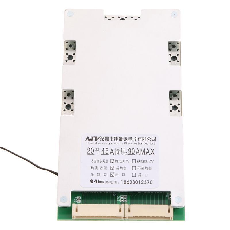 Upgraded 72v BMS Lithium Battery Charger Board 20s 45A Battery Charging Protect