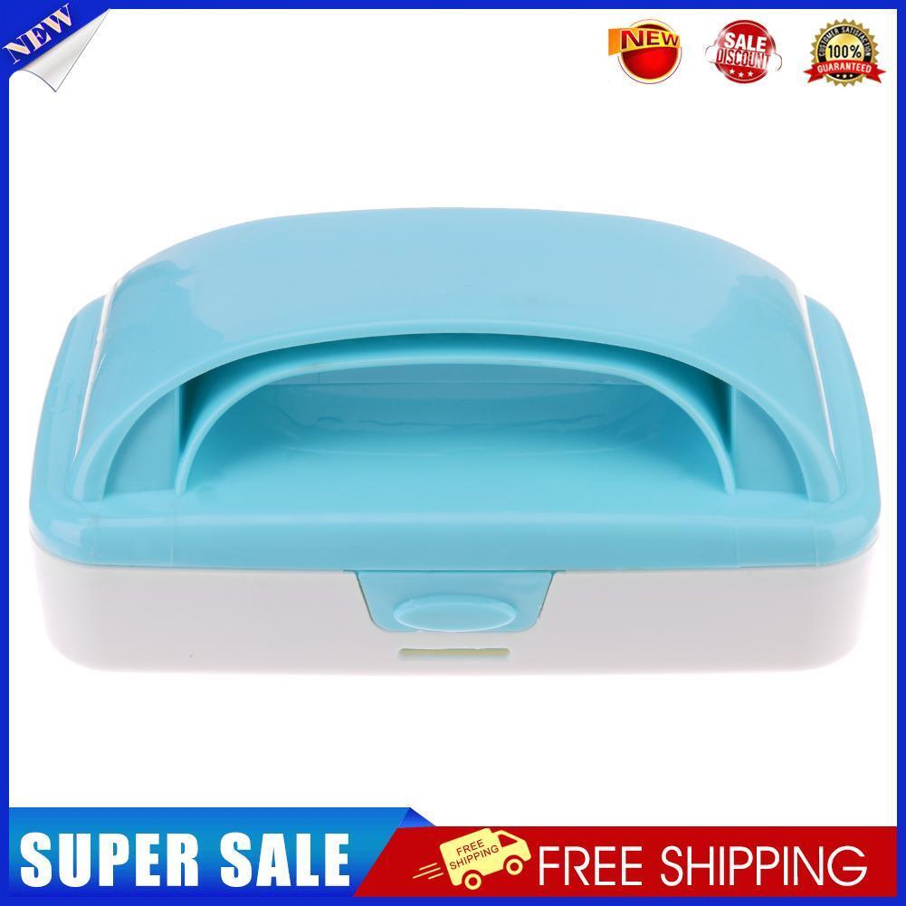 Handheld Carpet Brushes Table Sofa Bed Crumb Sweeper Roller Cleaner (Blue)